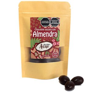 Almendra cubierta de Chocolate Oscuro al 70%