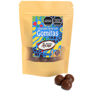 Gomitas cubiertas de Chocolate Leche al 34%