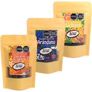Los 3 exóticos con Chocolate oscuro al 70%