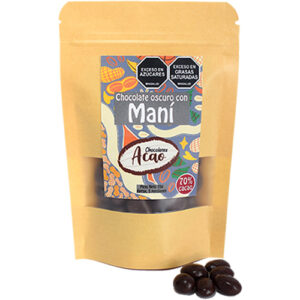 Maní cubierto de Chocolate Oscuro al 70%