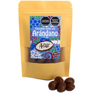 Arándanos cubiertos de Chocolate Leche al 34%