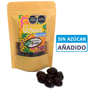 Uchuvas cubiertas de Chocolate Oscuro al 70% Sin Azúcar