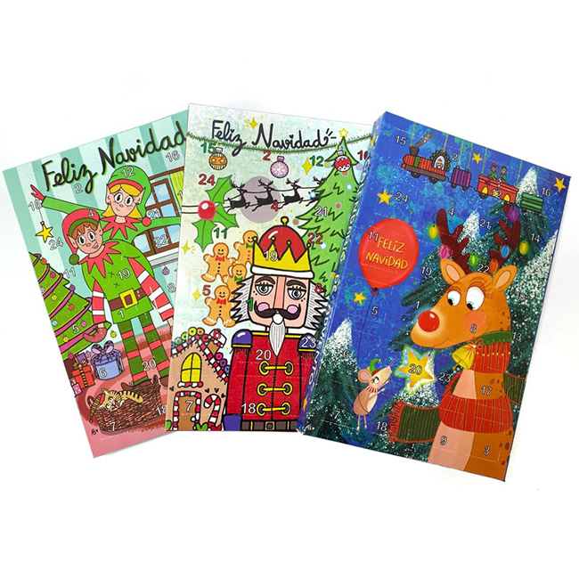 Combo de 3 Calendarios de Adviento Navideños